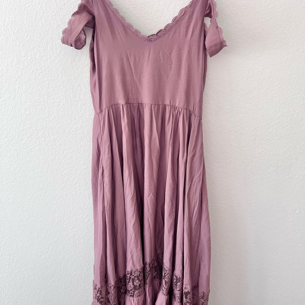 Joyfolie Mia Joy Coral Dress in Orchid Sz S - Picture 8 of 8